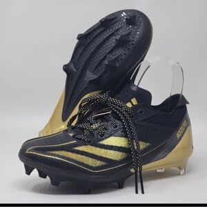 Adidas Adizero Electric Mens Football Cleats Black Gold Metallic IE4380